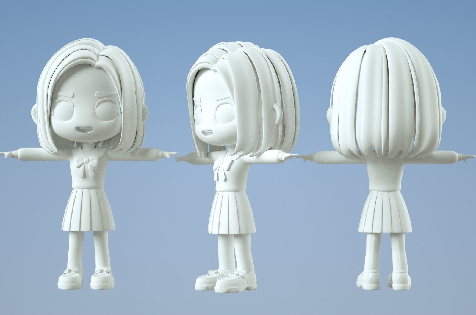 jk girl 3D model_3
