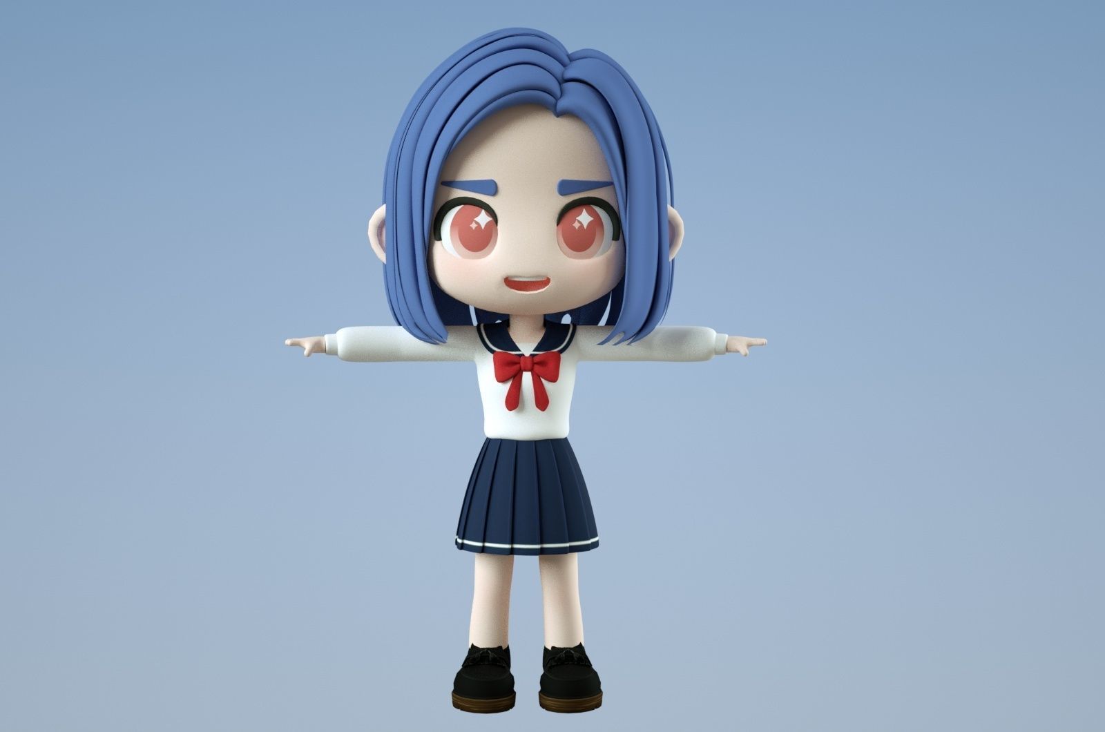 jk girl 3D model_1