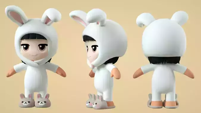  cartoon bunny boy