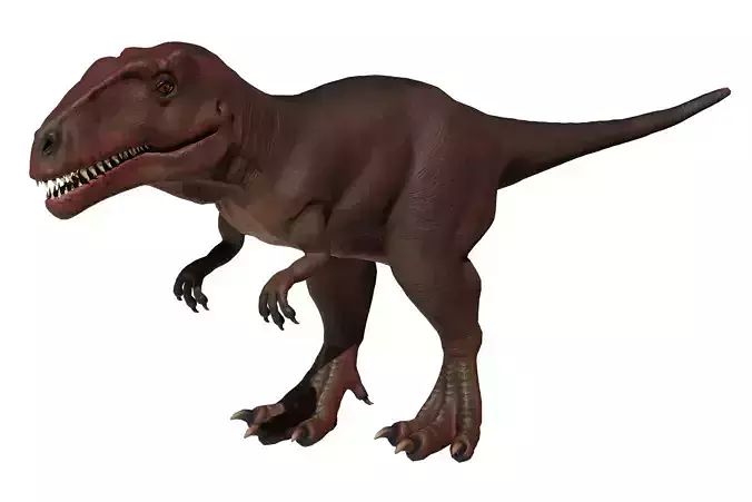 Giganotosaurus  Low-poly 3D model
