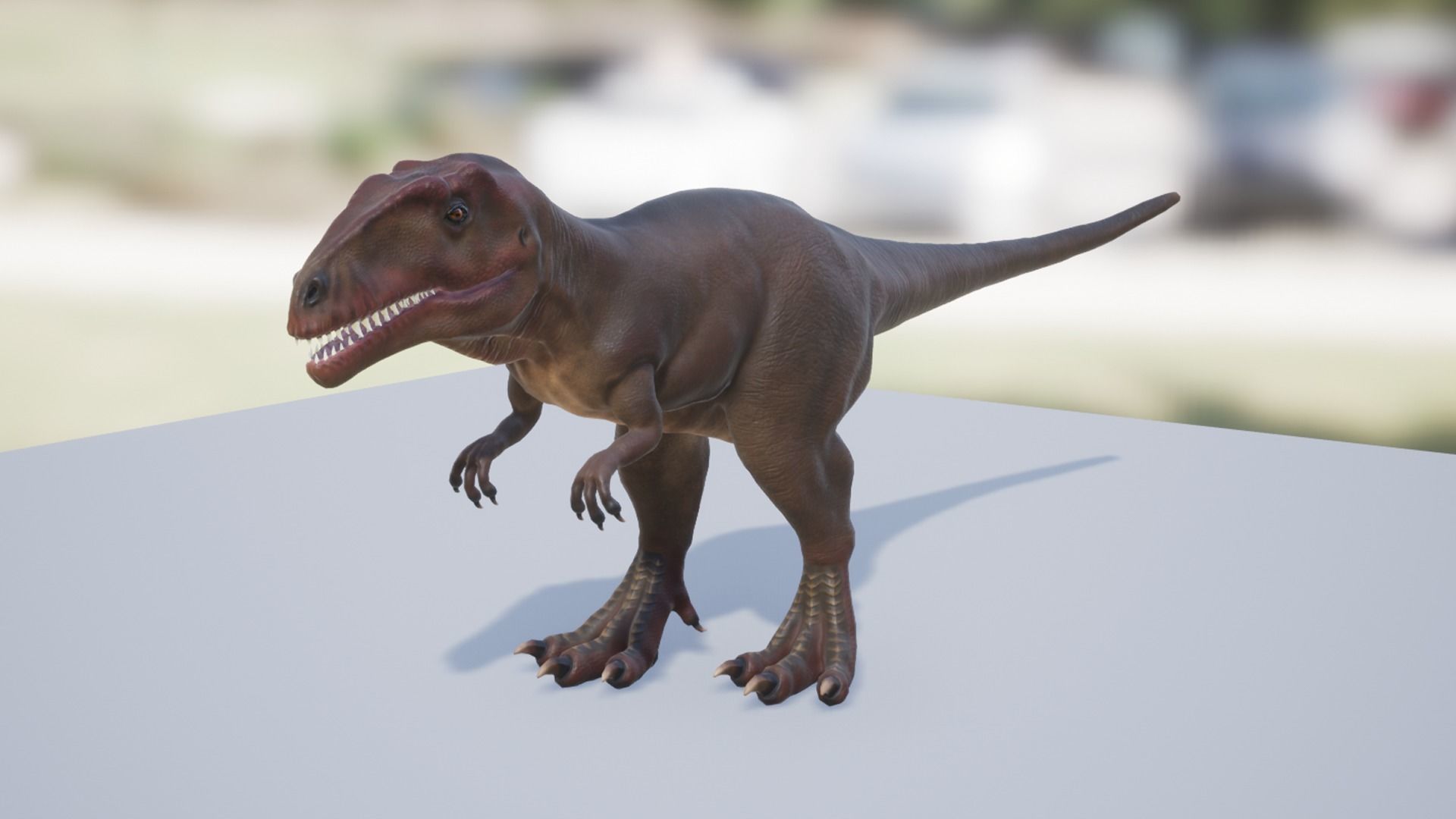 Giganotosaurus  Low-poly 3D model_12