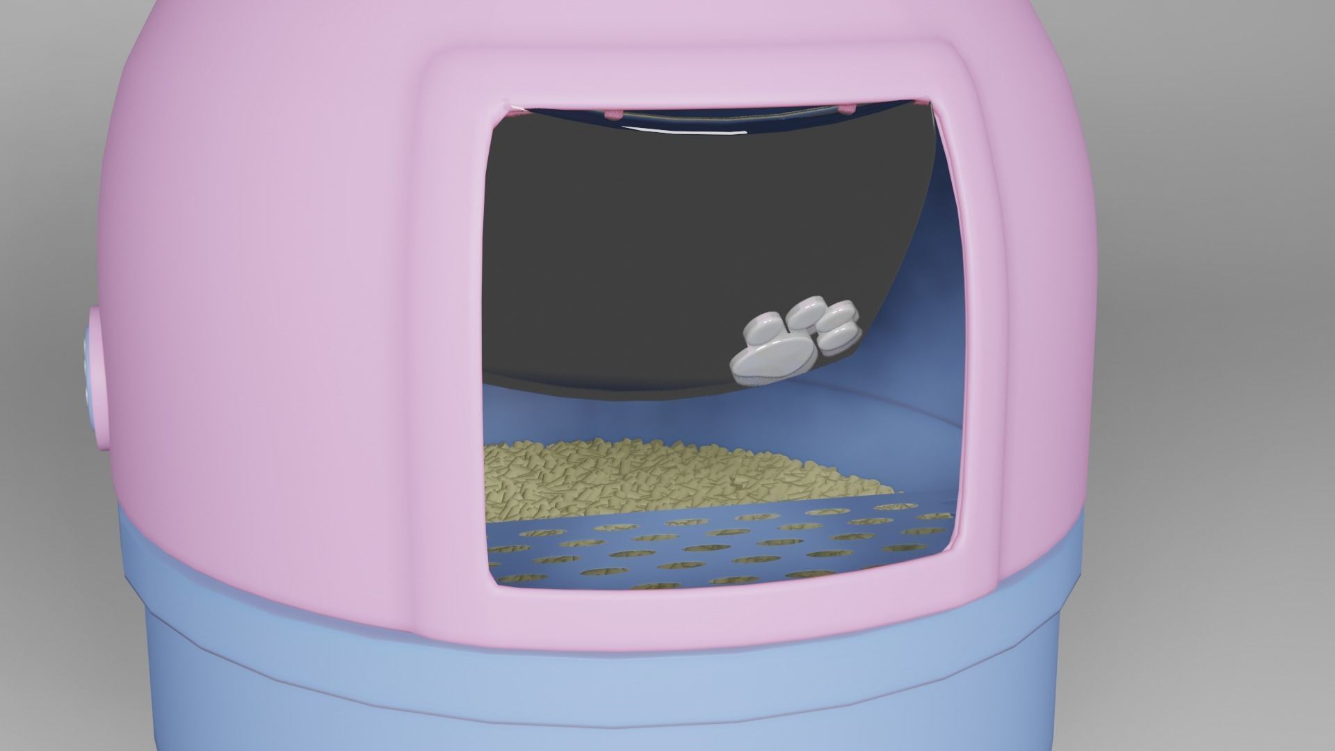 Cat Litter Box 3D model 3D print model_6