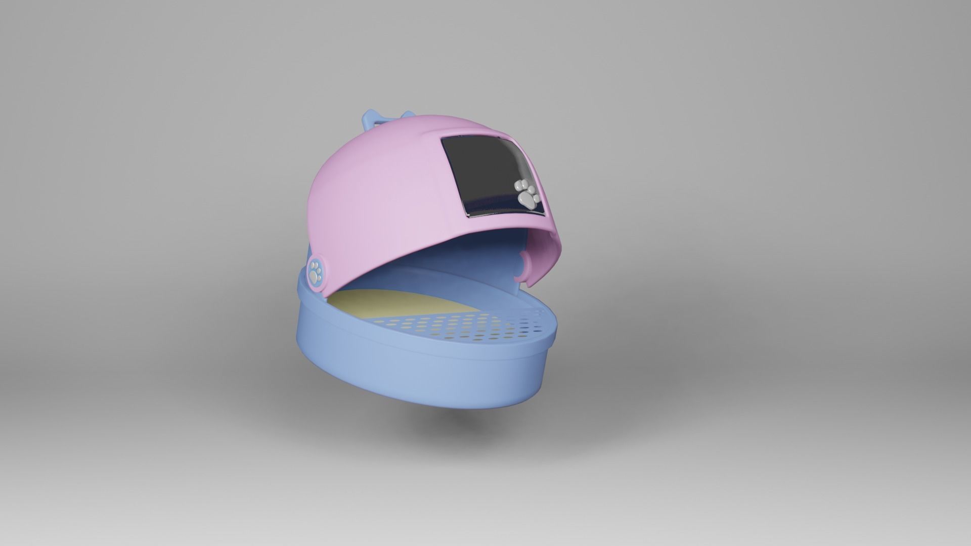 Cat Litter Box 3D model 3D print model_11