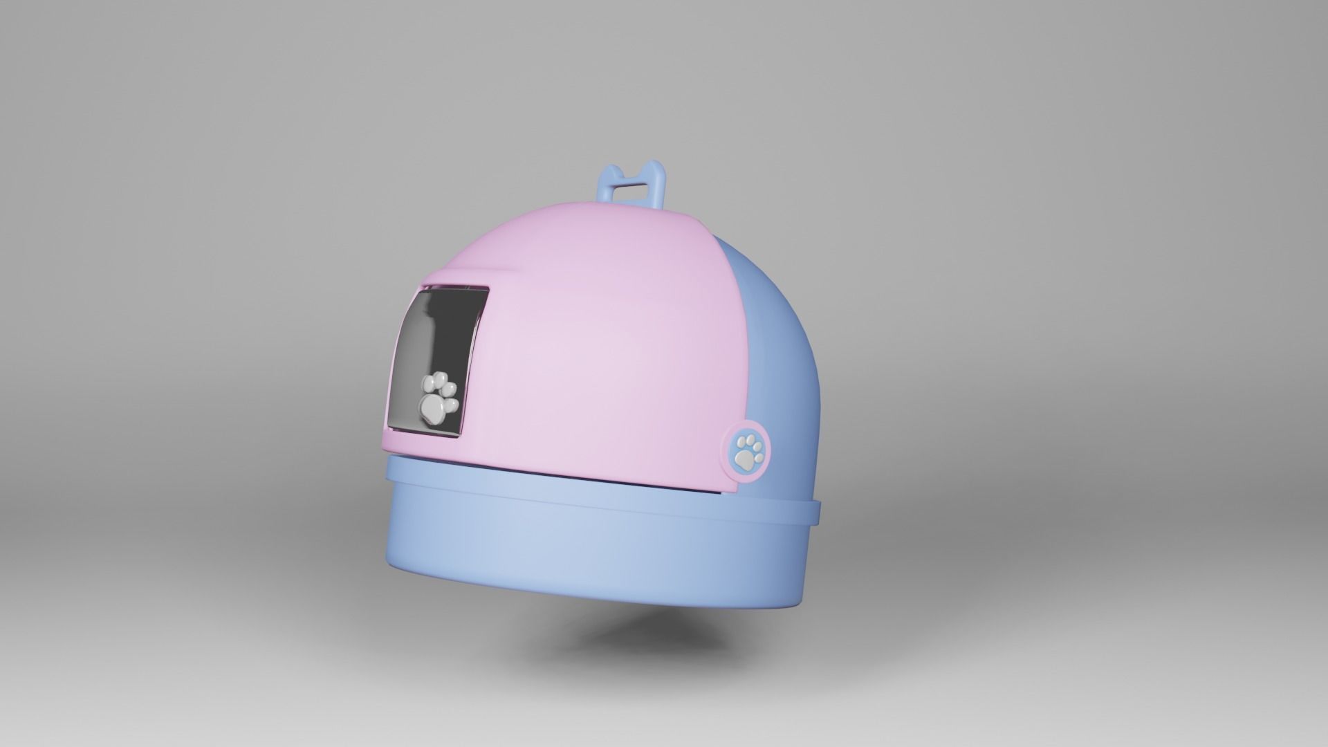 Cat Litter Box 3D model 3D print model_4