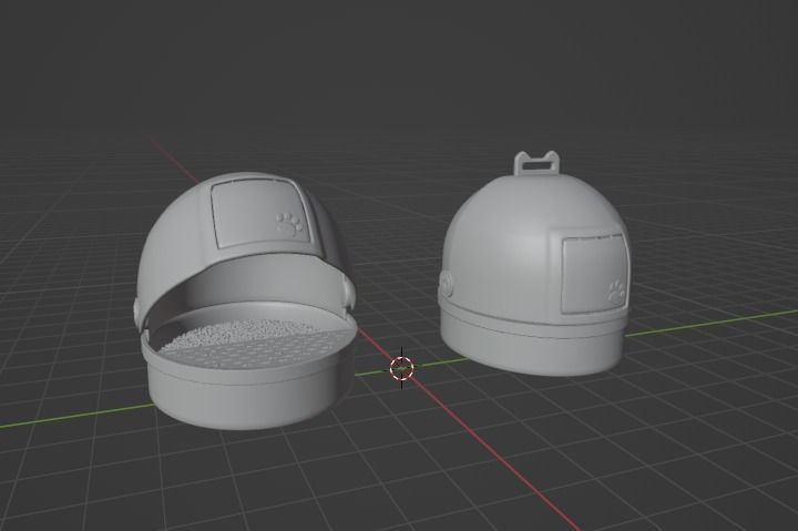 Cat Litter Box 3D model 3D print model_14