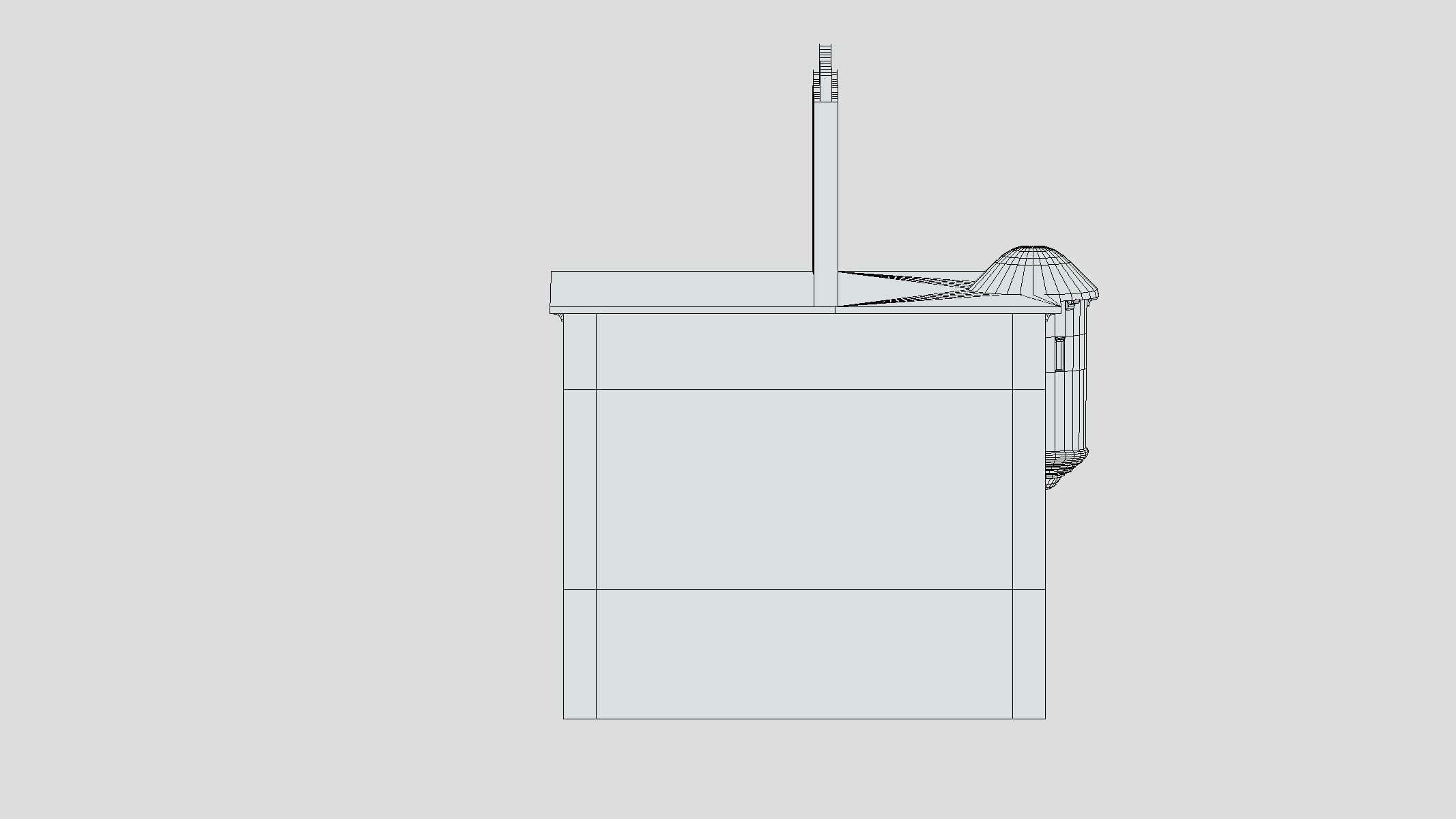 Castle Medieval Middle Ages 01 Low Poly PBR Realistic Low-poly 3D model_3