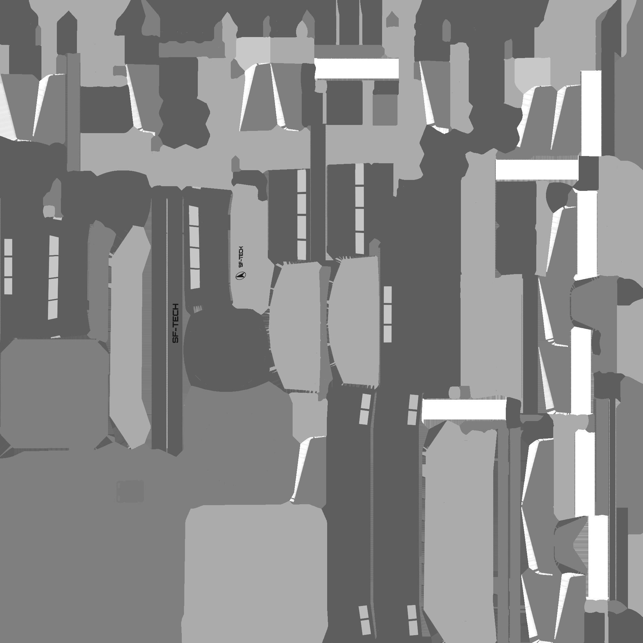 SciFi Facility B05 Red - Sci Fi Exterior Design Low-poly 3D model_26