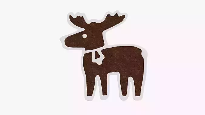 Reindeer Cookie