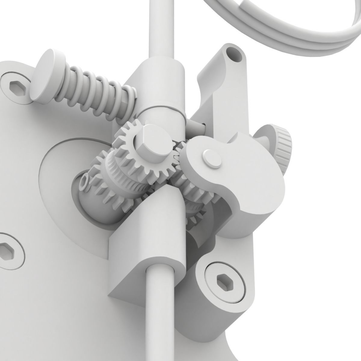 Extruder for 3D printer 3D model_12