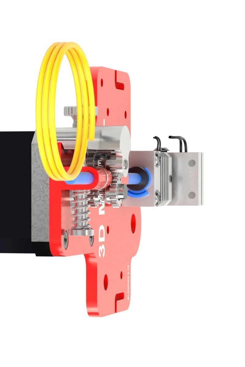 Extruder for 3D printer 3D model_8