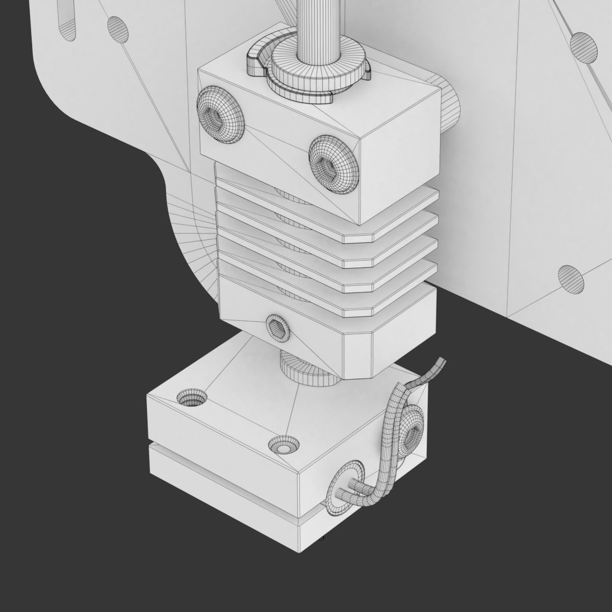 Extruder for 3D printer 3D model_22