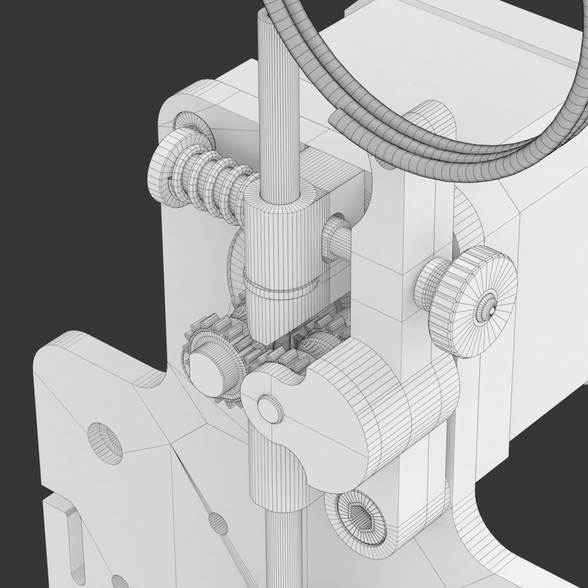 Extruder for 3D printer 3D model_21
