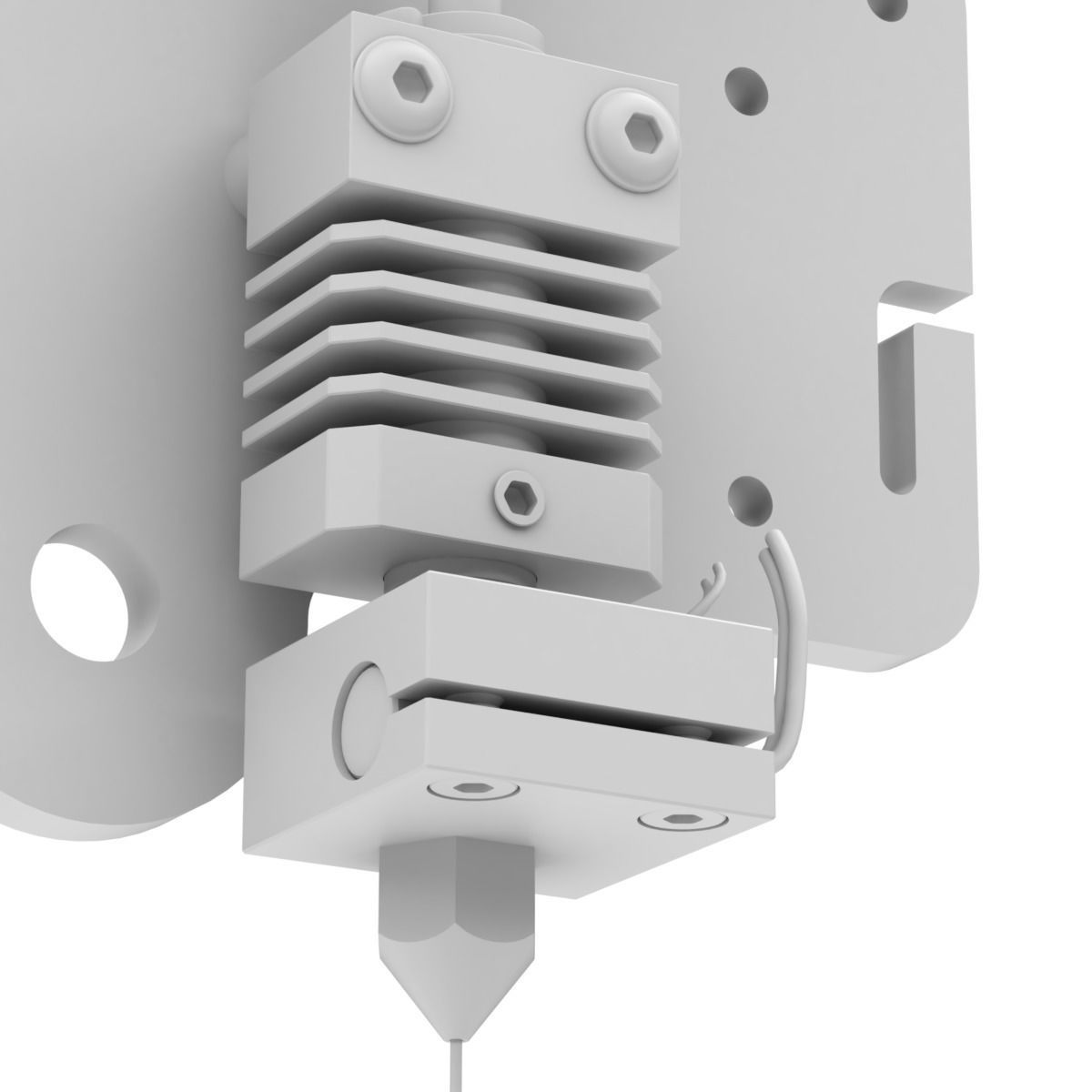 Extruder for 3D printer 3D model_13