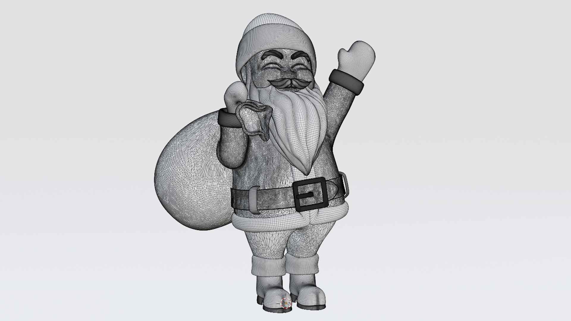 Santa Claus 001 3D model_13