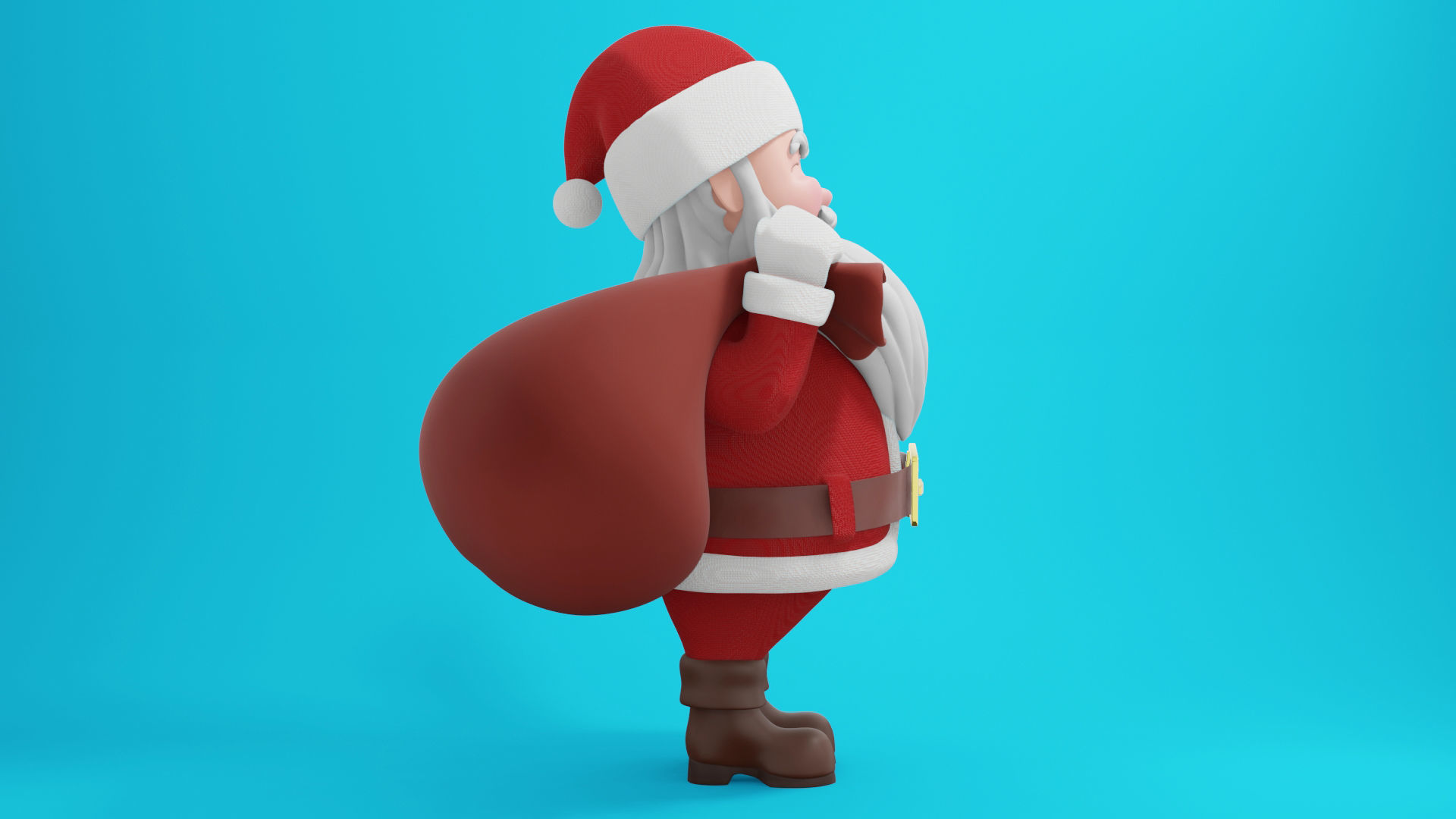 Santa Claus 001 3D model_3
