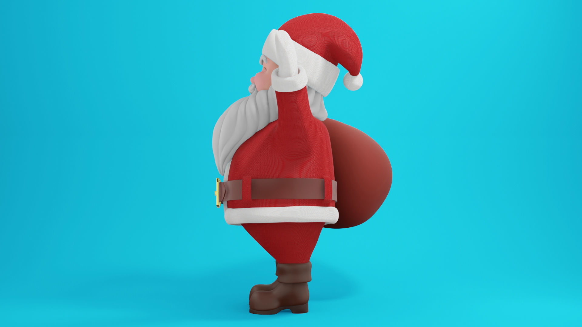 Santa Claus 001 3D model_5