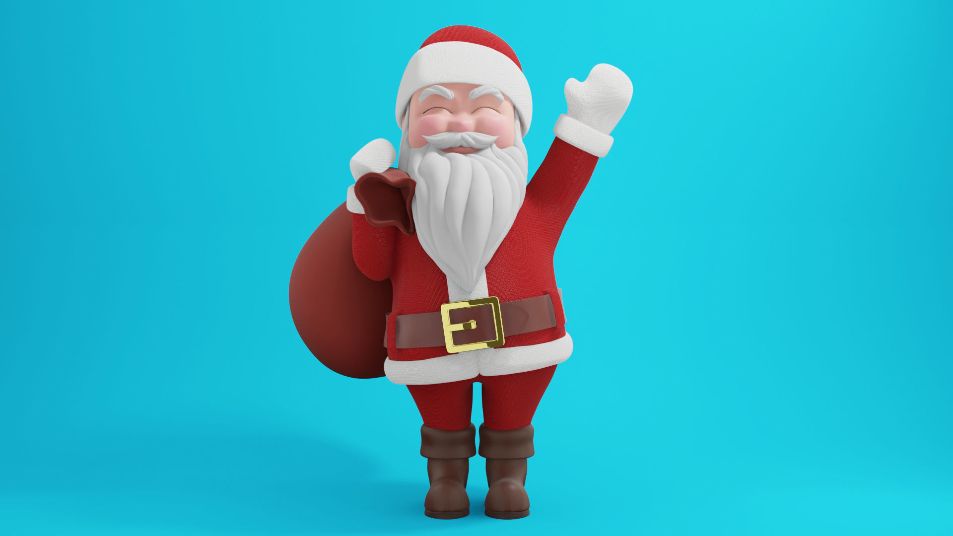 Santa Claus 001 3D model_6