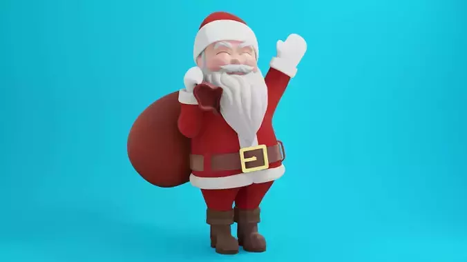 Santa Claus 001 3D model