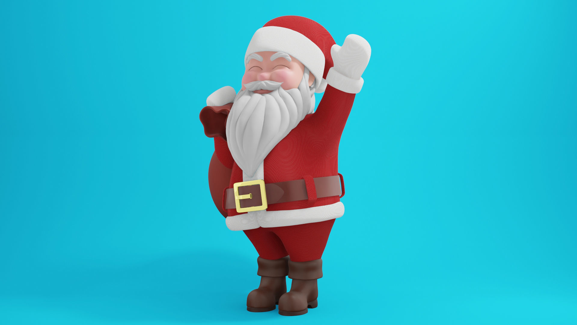 Santa Claus 001 3D model_2