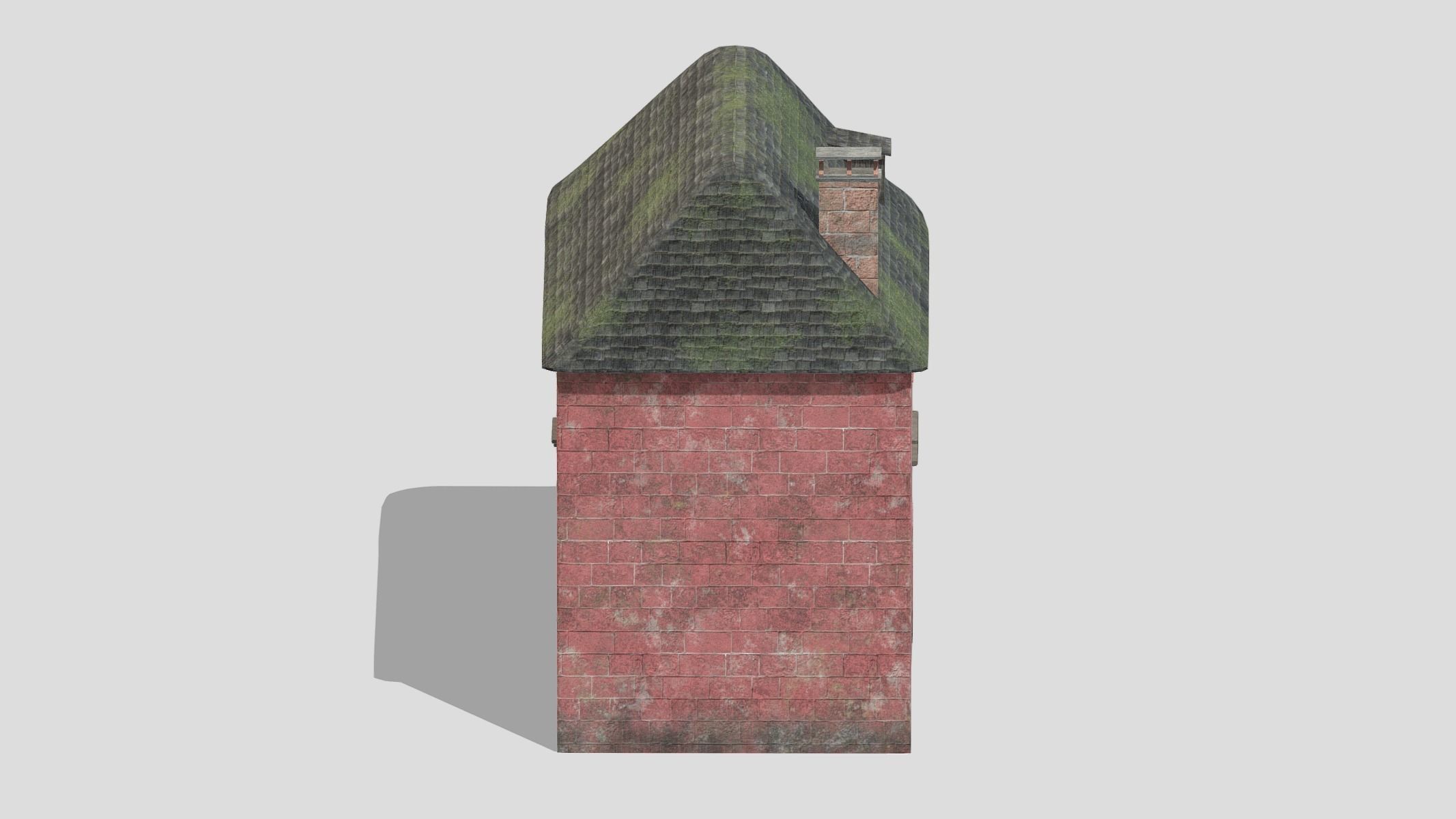 Castle Medieval Middle Ages 04 Low Poly PBR Realistic Low-poly 3D model_7