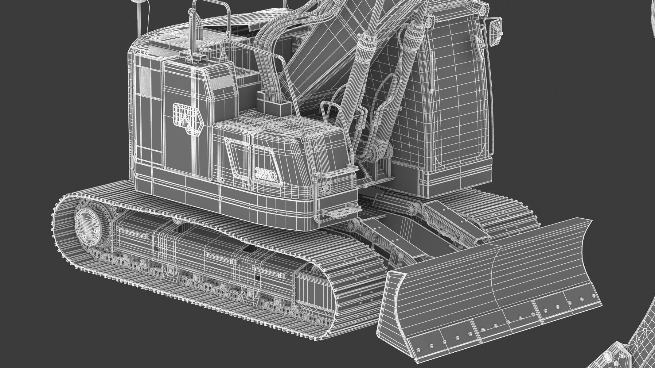 Cat 325 Hydraulic Excavator 3D model_33