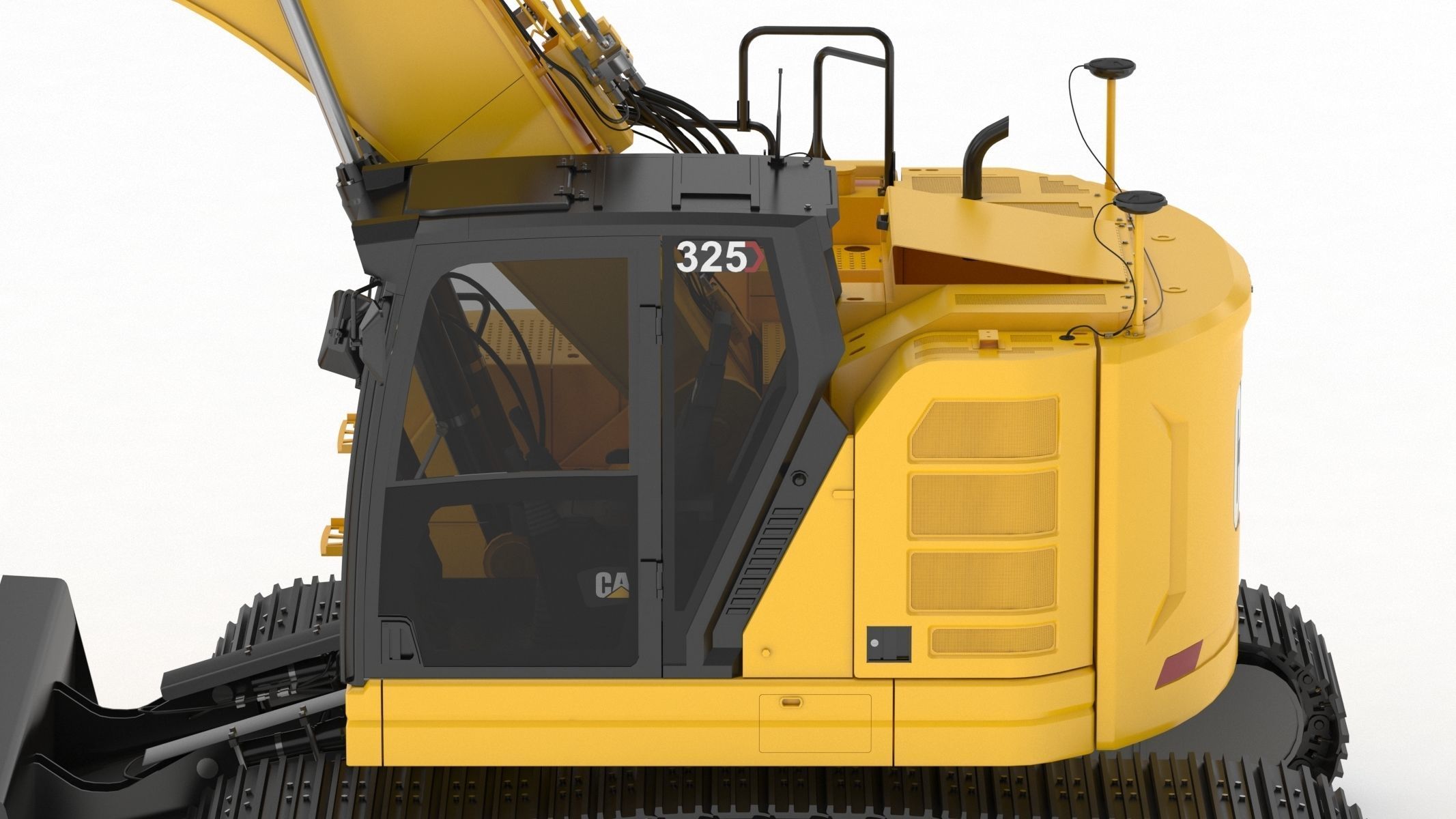 Cat 325 Hydraulic Excavator 3D model_17