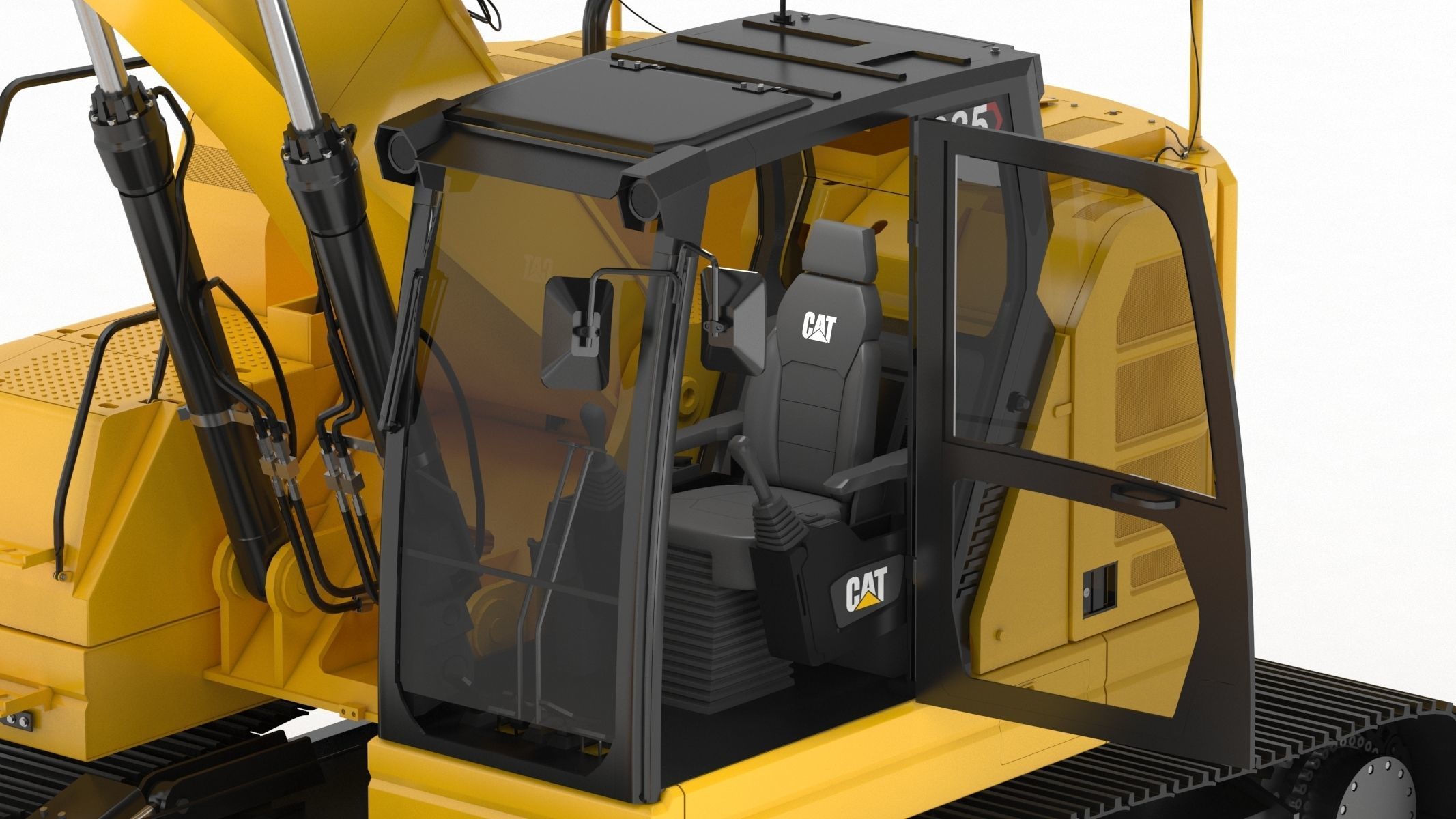 Cat 325 Hydraulic Excavator 3D model_20