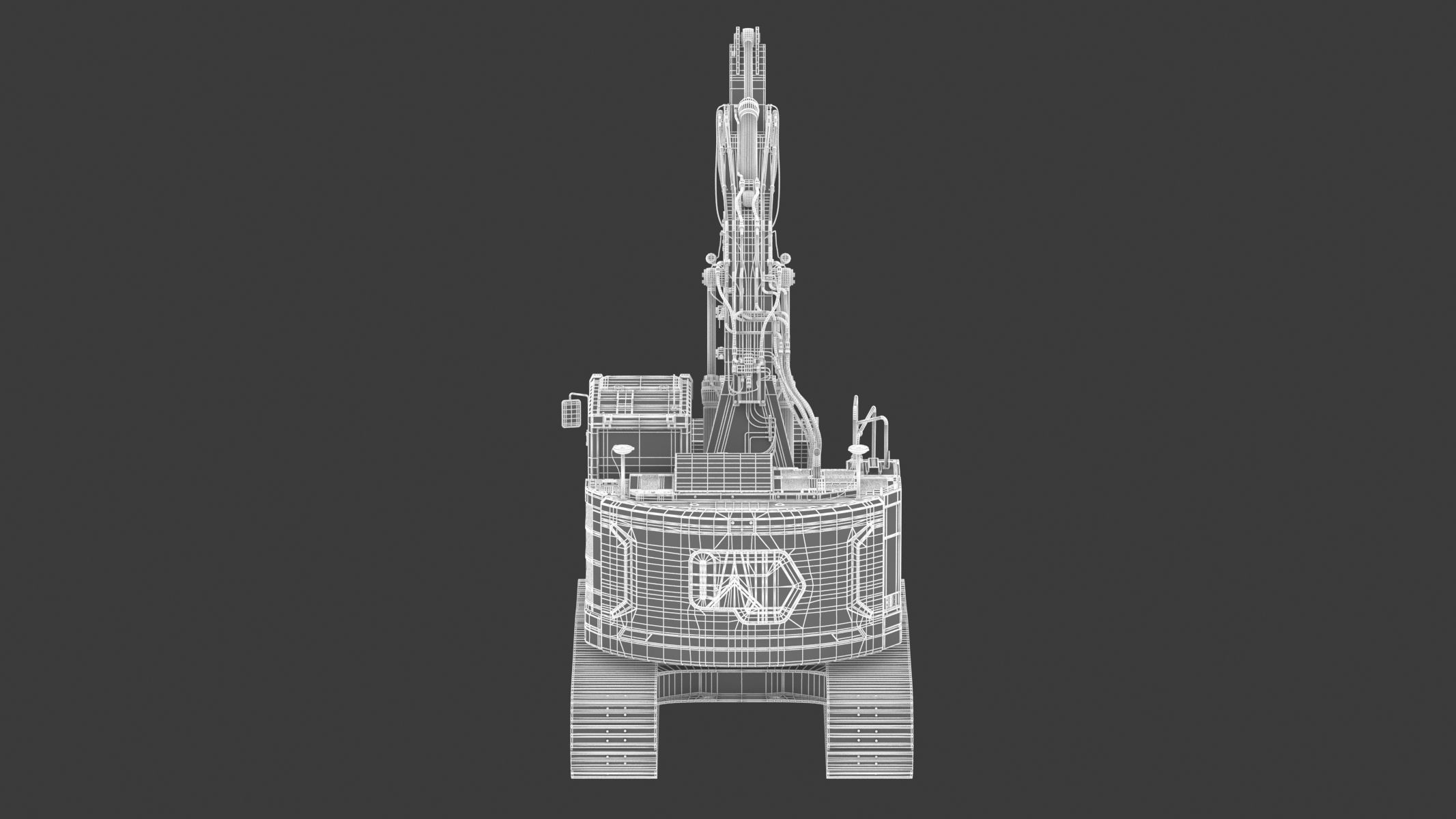 Cat 325 Hydraulic Excavator 3D model_26