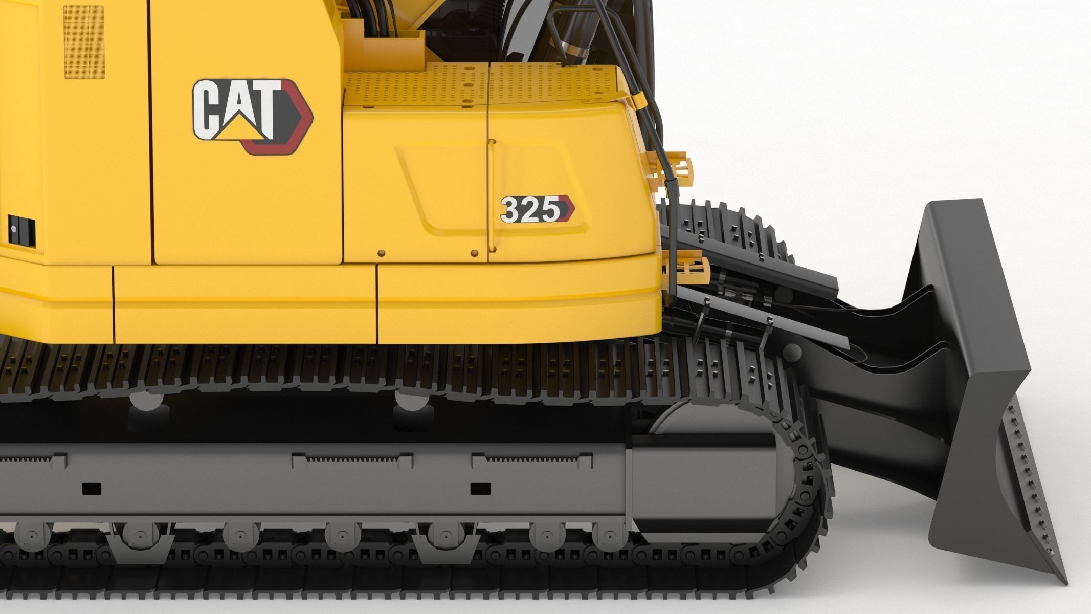 Cat 325 Hydraulic Excavator 3D model_13