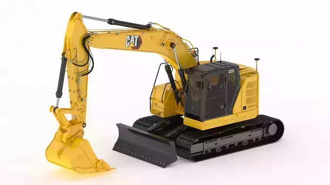 Cat 325 Hydraulic Excavator 3D model