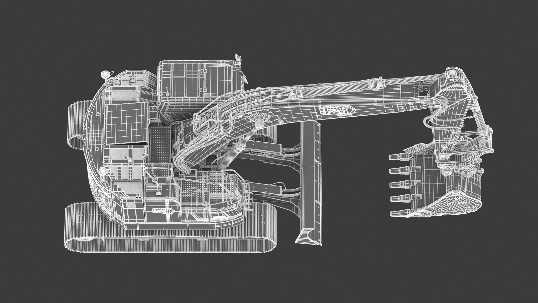 Cat 325 Hydraulic Excavator 3D model_30