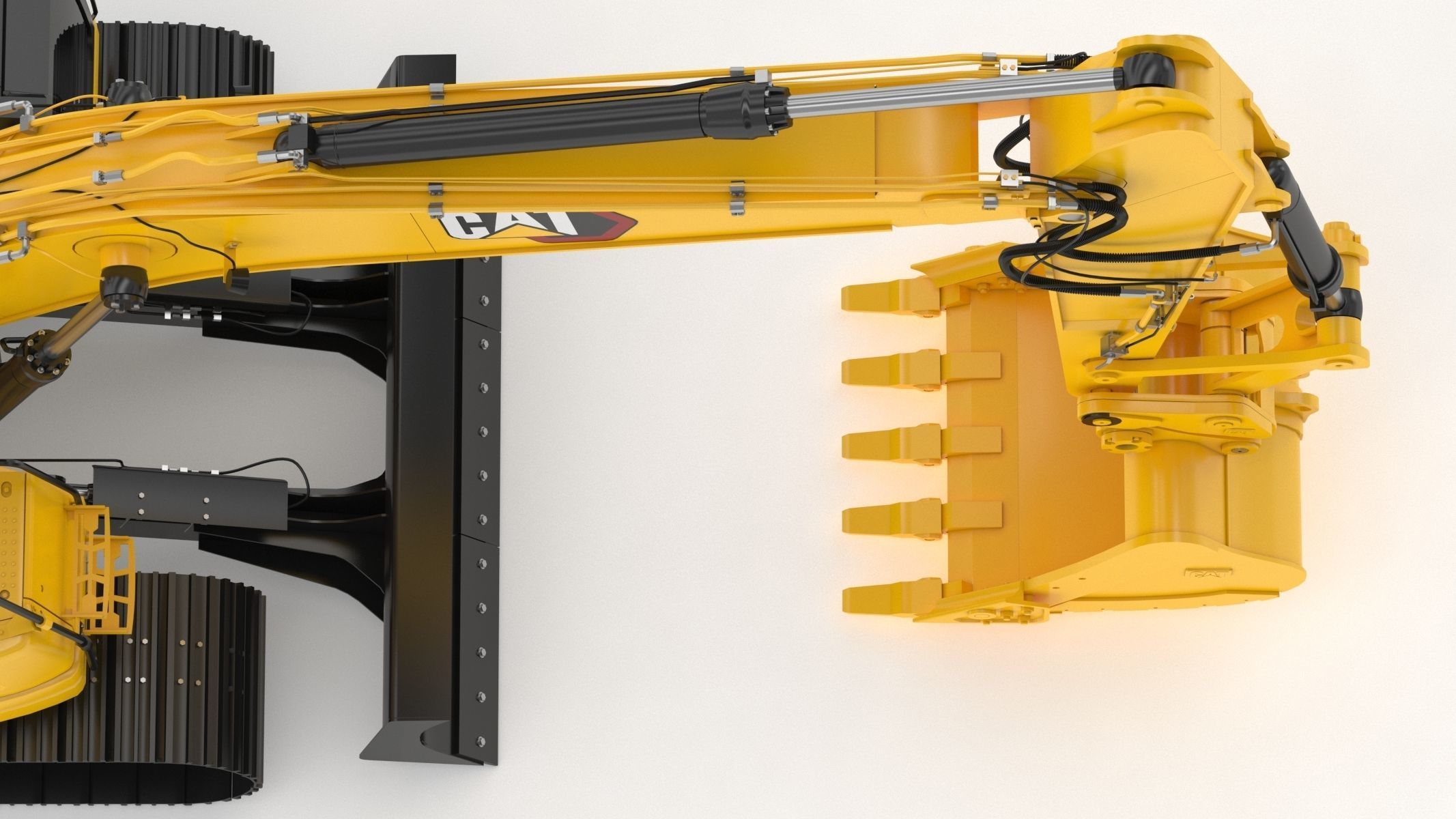 Cat 325 Hydraulic Excavator 3D model_19