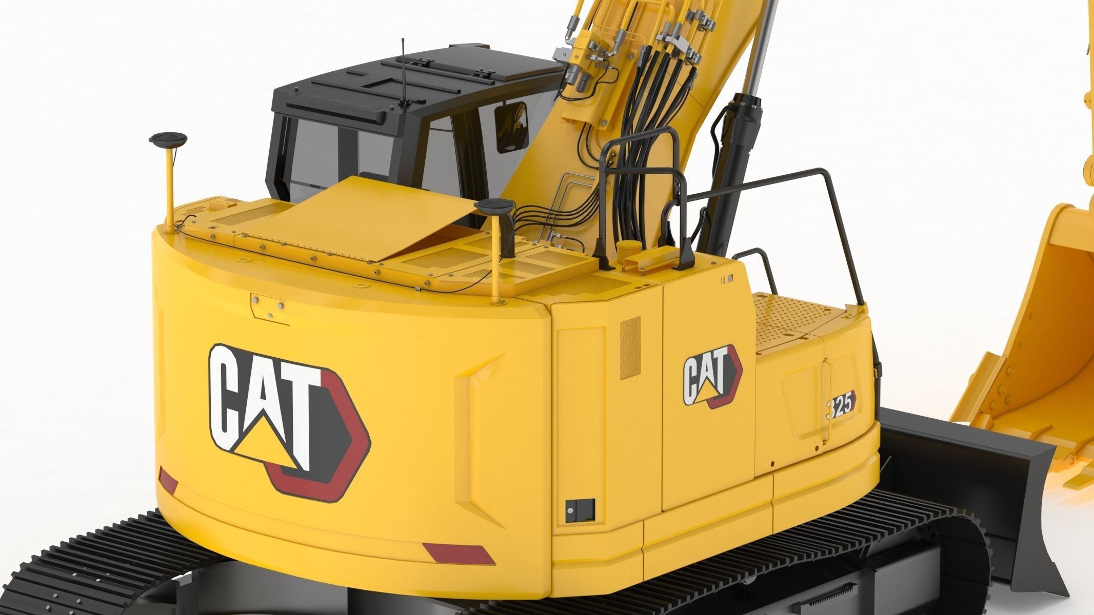 Cat 325 Hydraulic Excavator 3D model_14