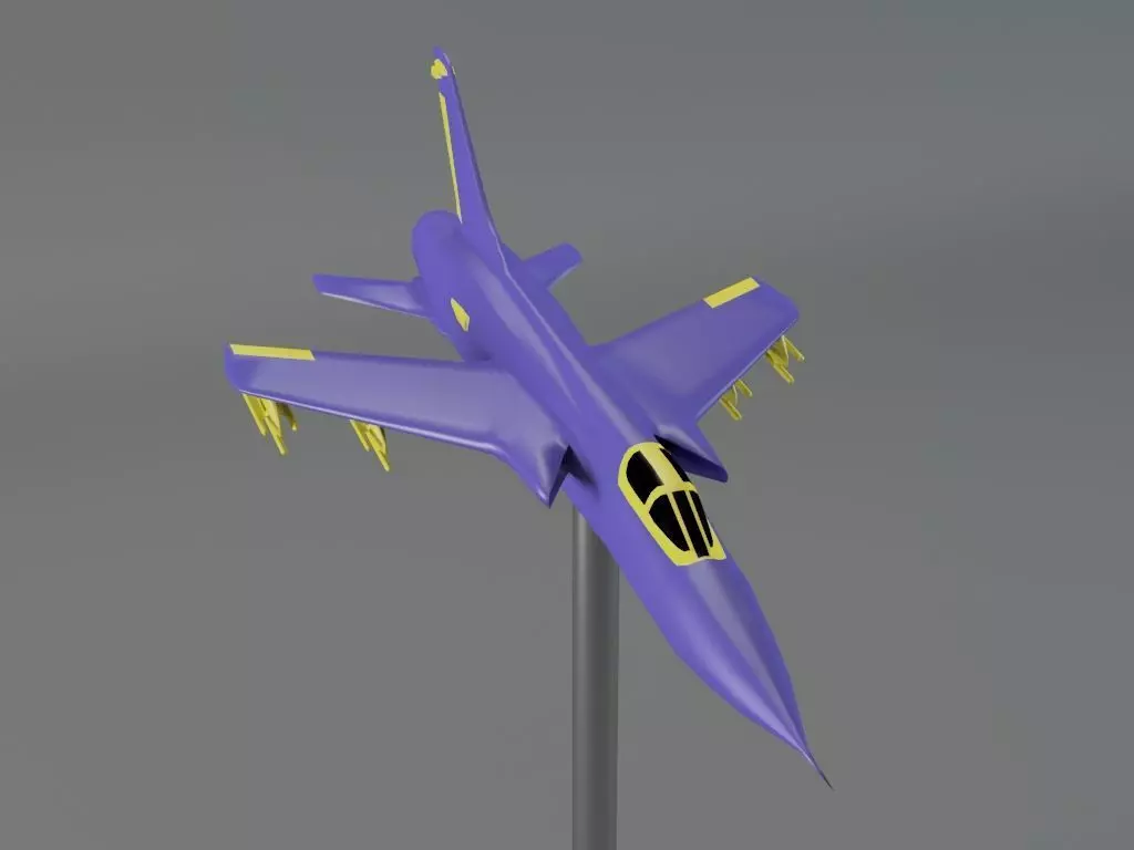 F-105 Thunderchief 3D print model_0