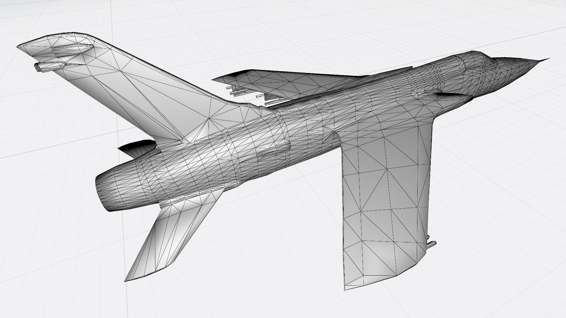 F-105 Thunderchief 3D print model_8
