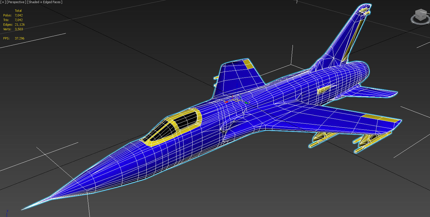 F-105 Thunderchief 3D print model_4