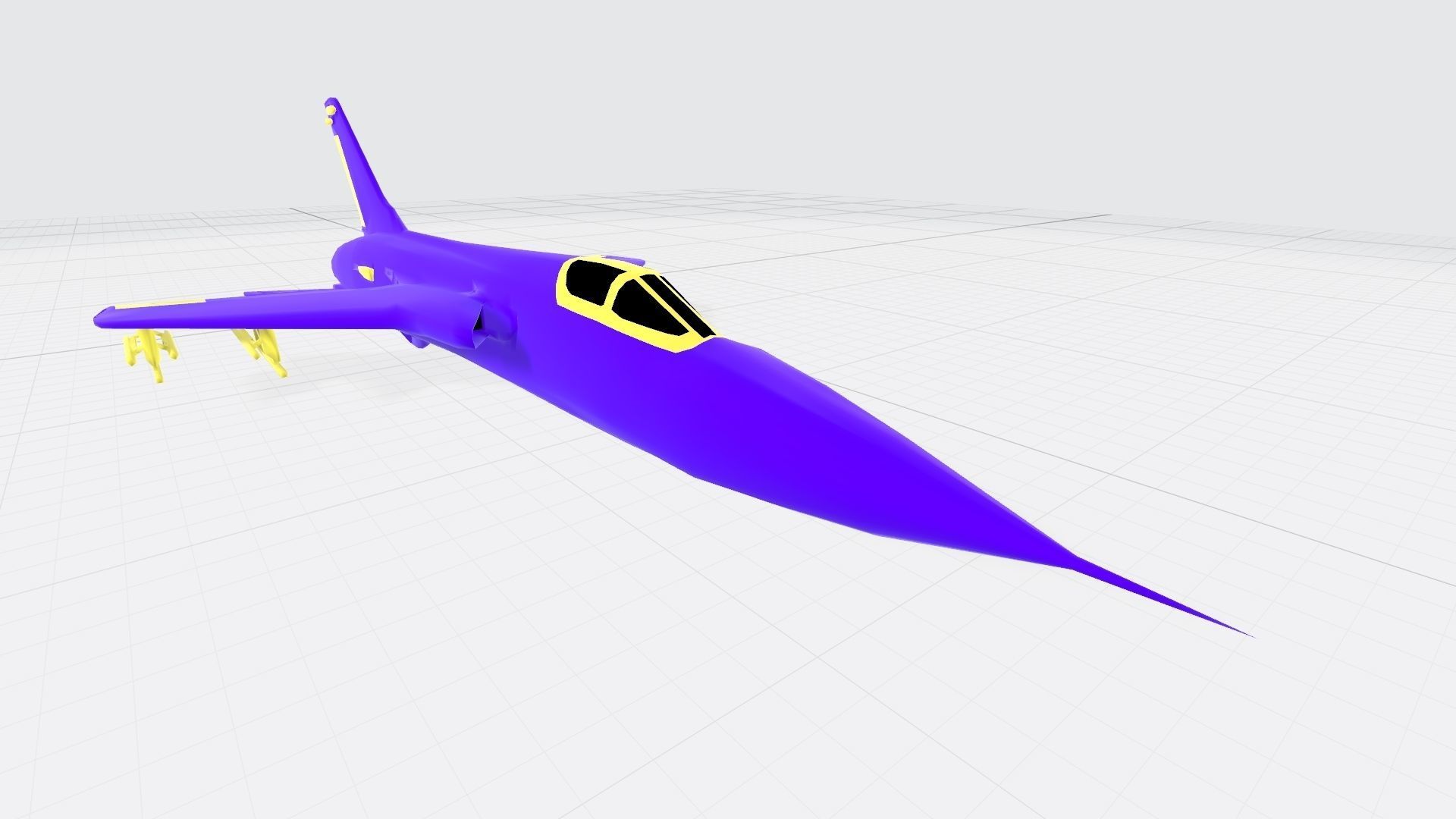 F-105 Thunderchief 3D print model_5