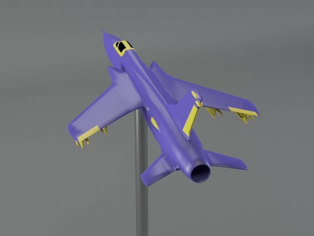 F-105 Thunderchief 3D print model_1