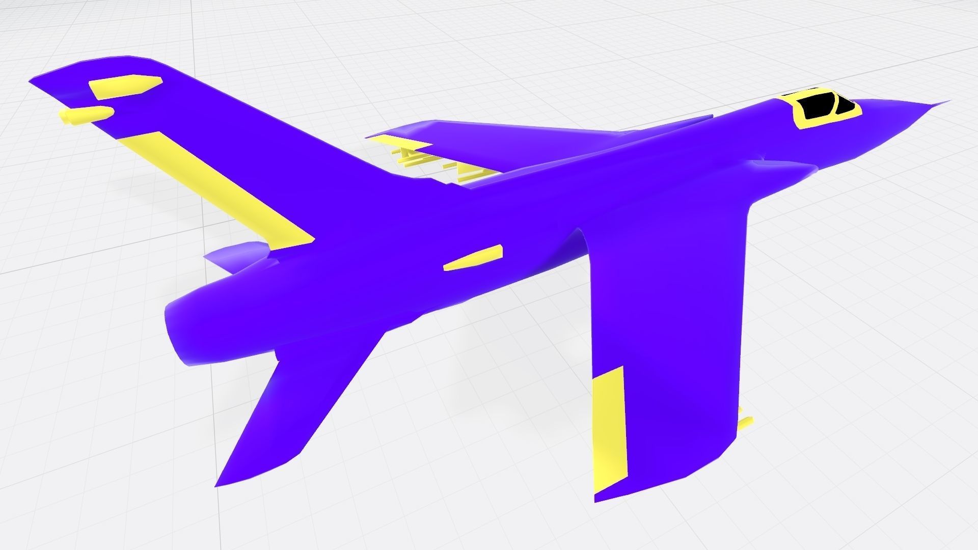 F-105 Thunderchief 3D print model_7