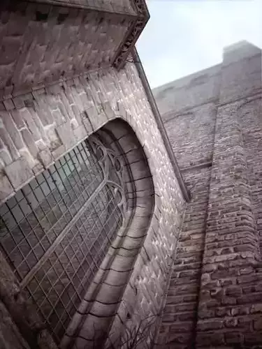 Old Fashioned Building Scene