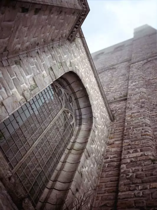 Old Fashioned Building Scene 3D model_0