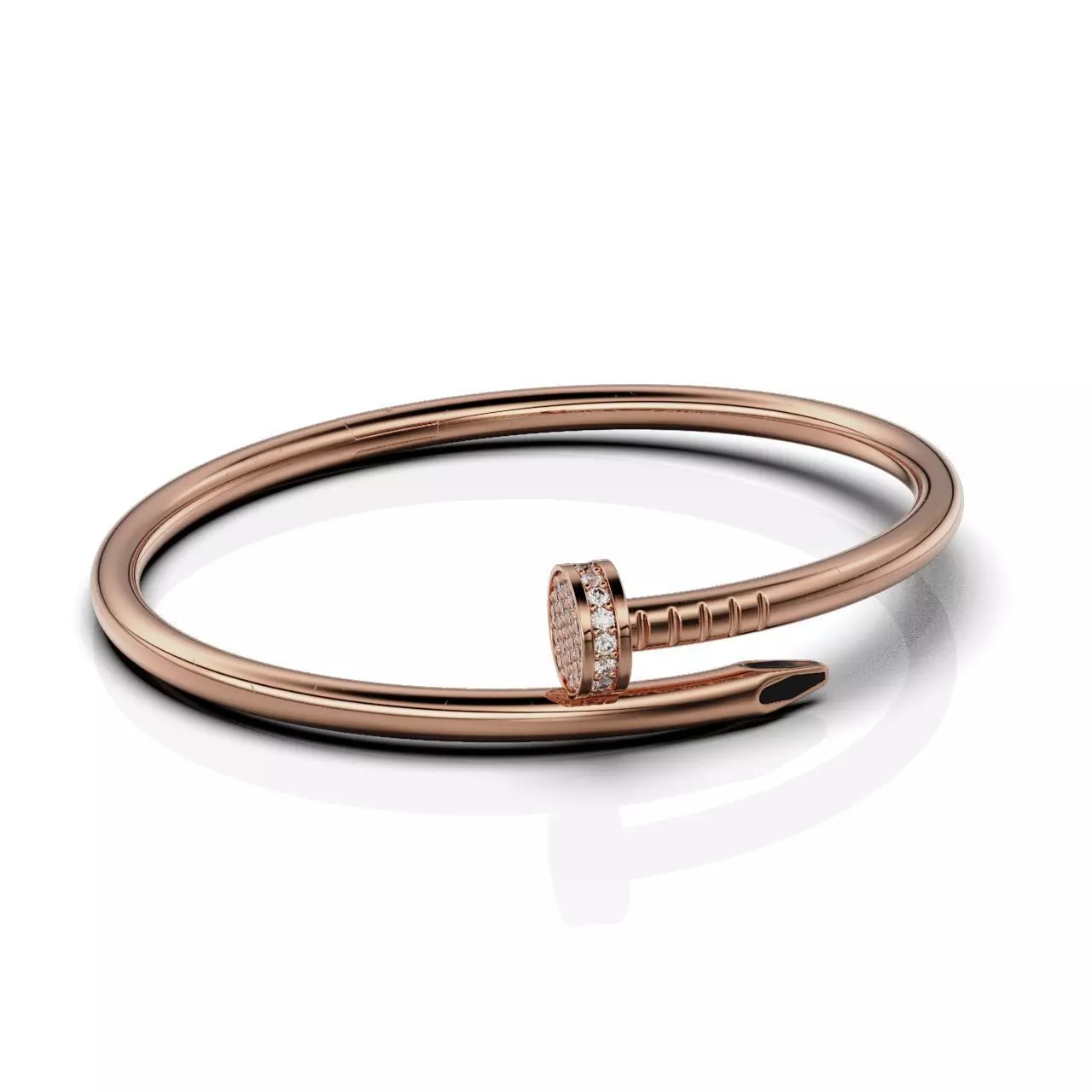 Braclet Carnation with enamel In trends 3D print model_0