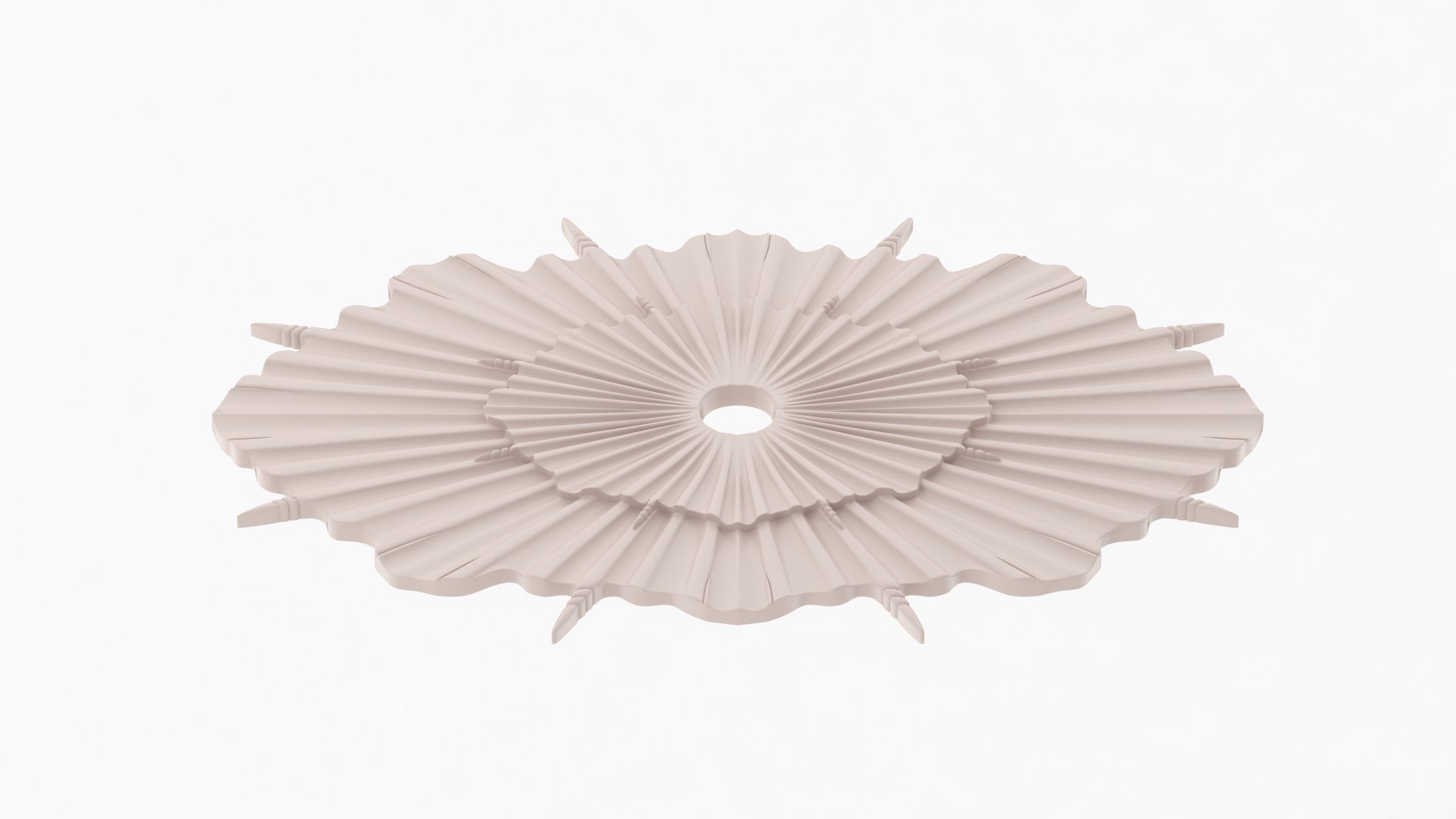 Celling Medallion 65 3D model_4