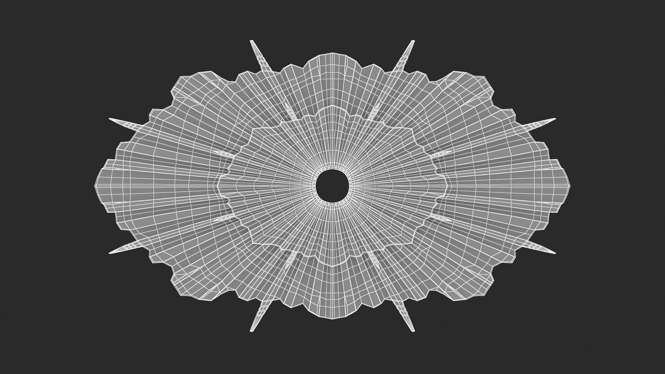 Celling Medallion 65 3D model_5
