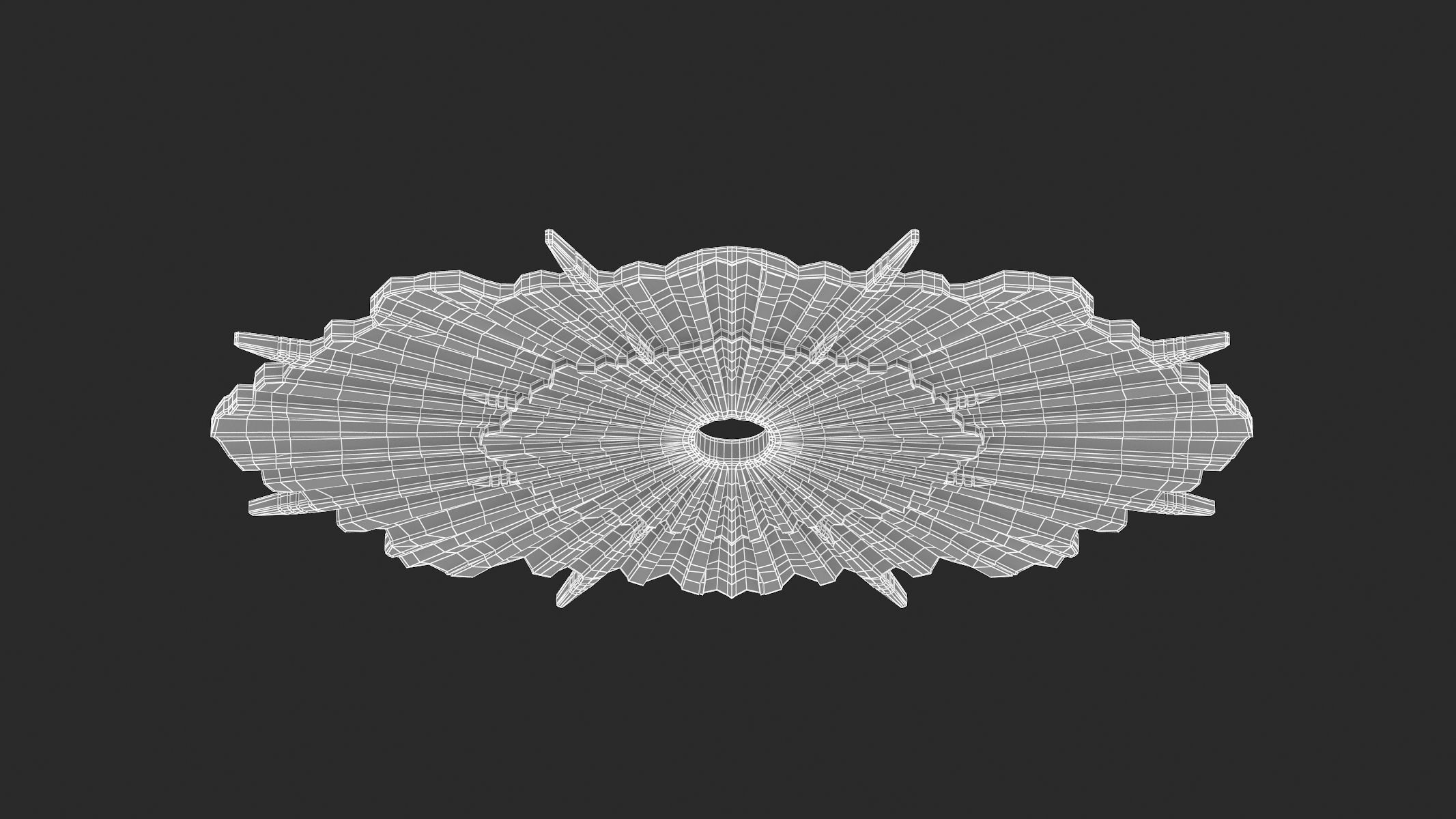 Celling Medallion 65 3D model_8