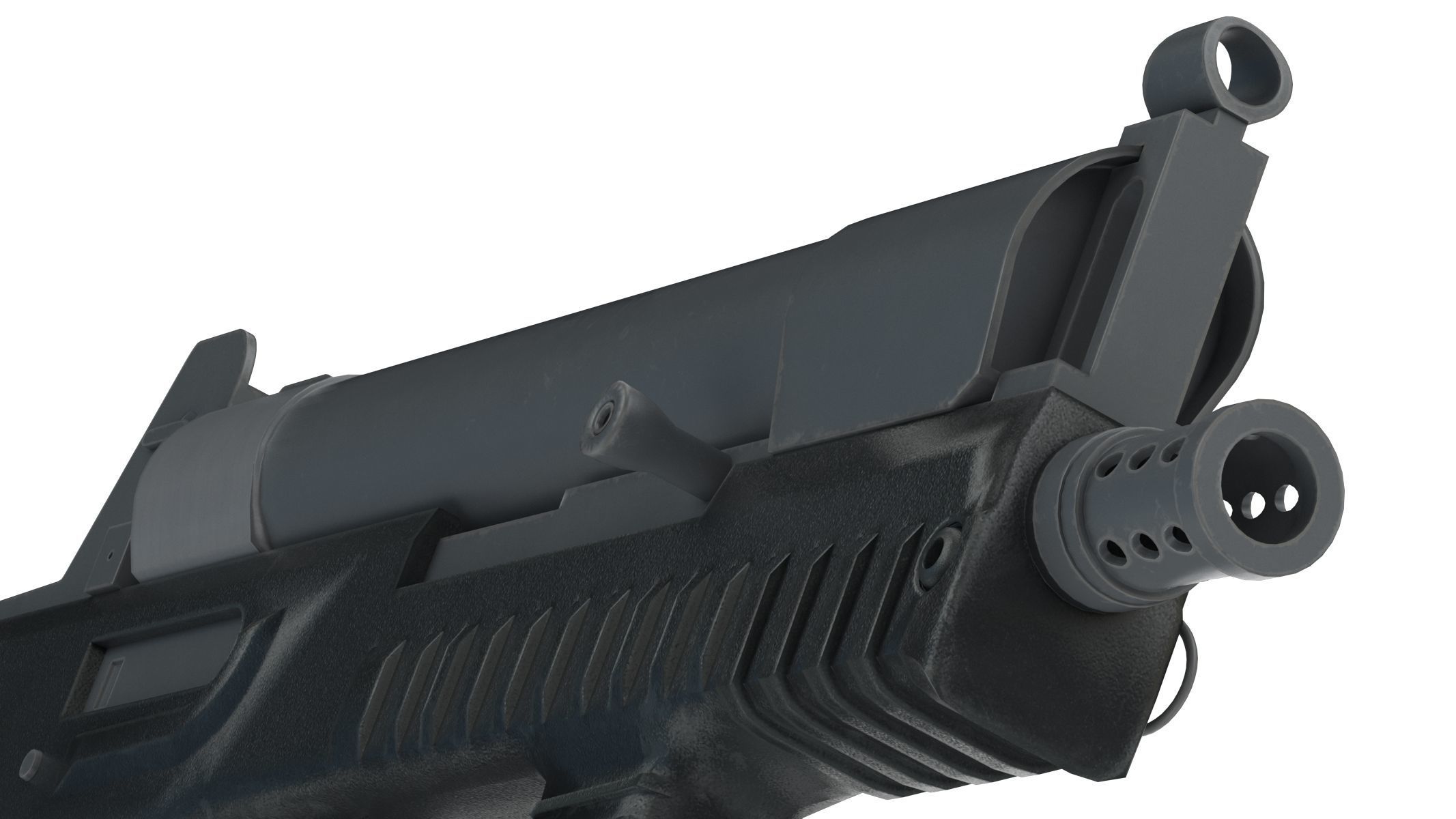 CF 05 Submachine gun Low Poly PBR Realistic Low-poly 3D model_14