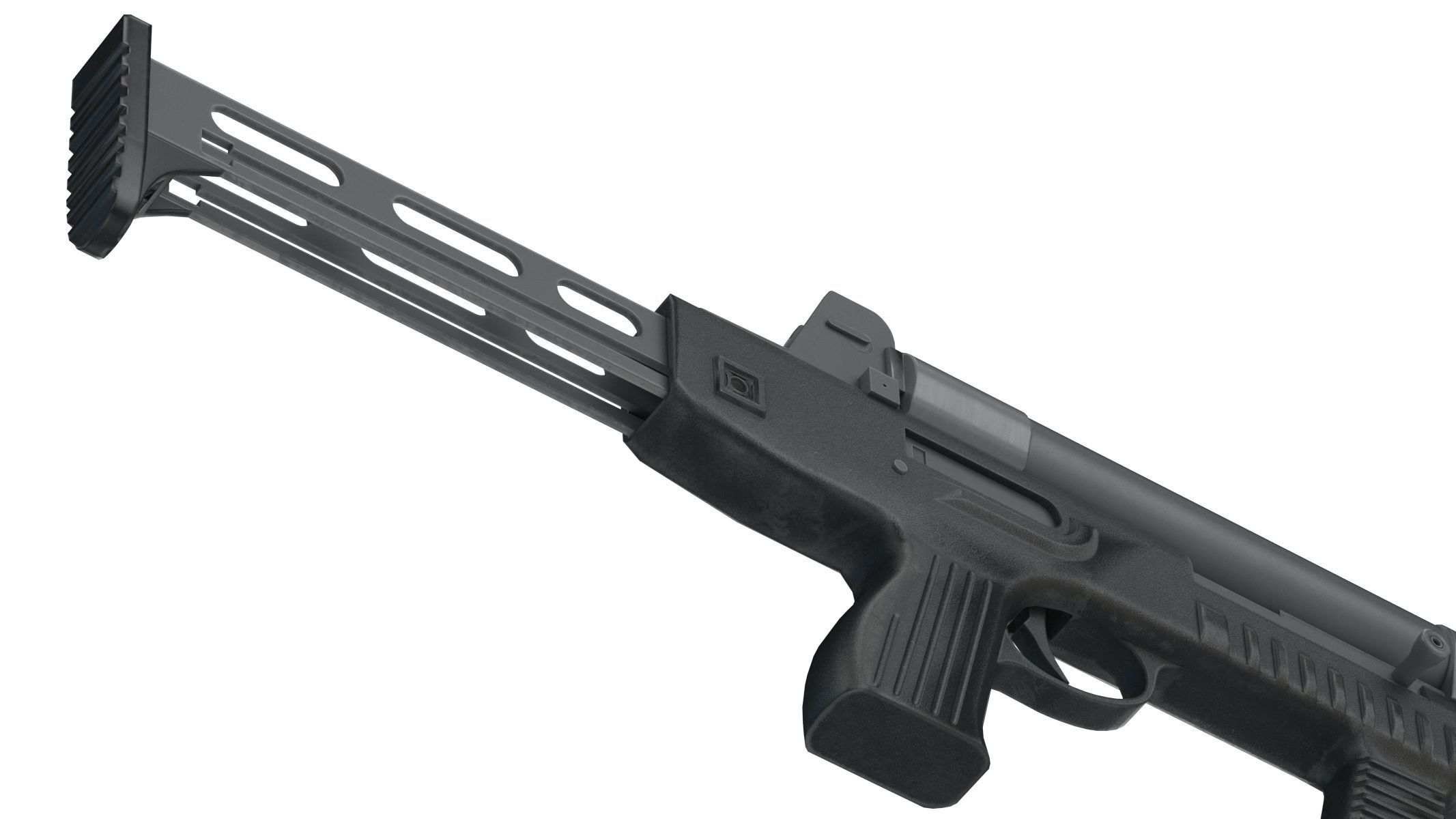 CF 05 Submachine gun Low Poly PBR Realistic Low-poly 3D model_11