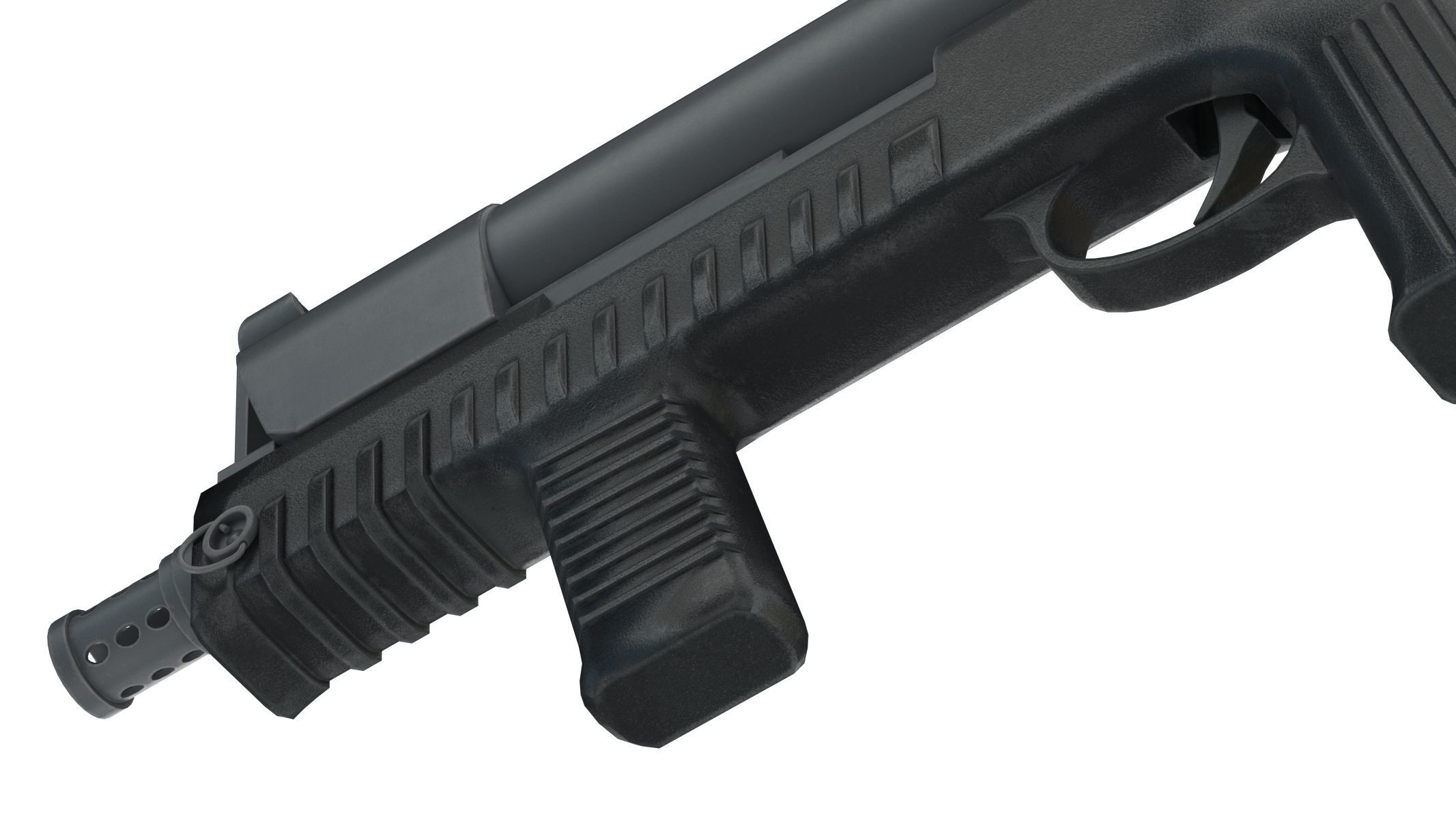 CF 05 Submachine gun Low Poly PBR Realistic Low-poly 3D model_10