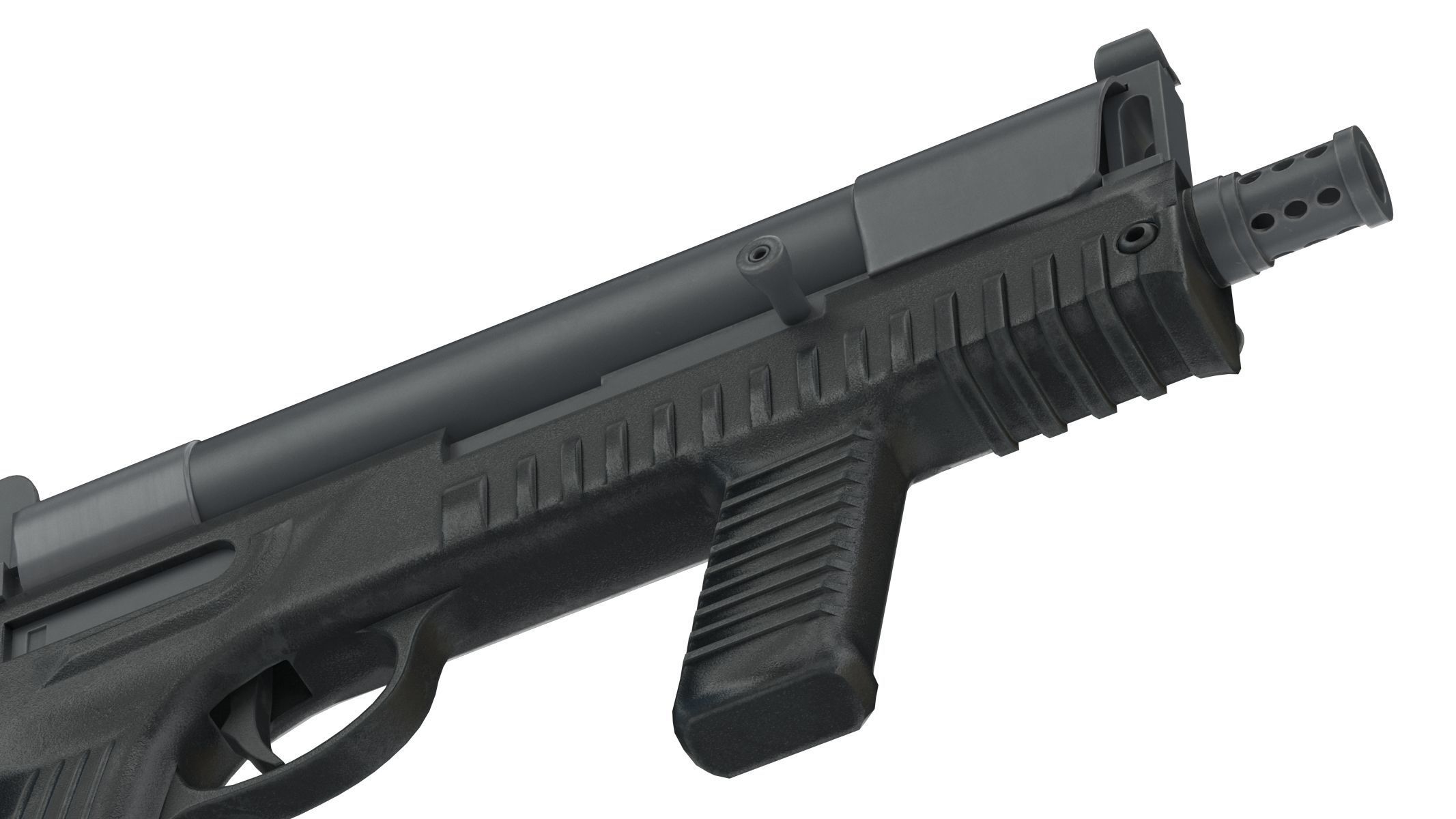 CF 05 Submachine gun Low Poly PBR Realistic Low-poly 3D model_12