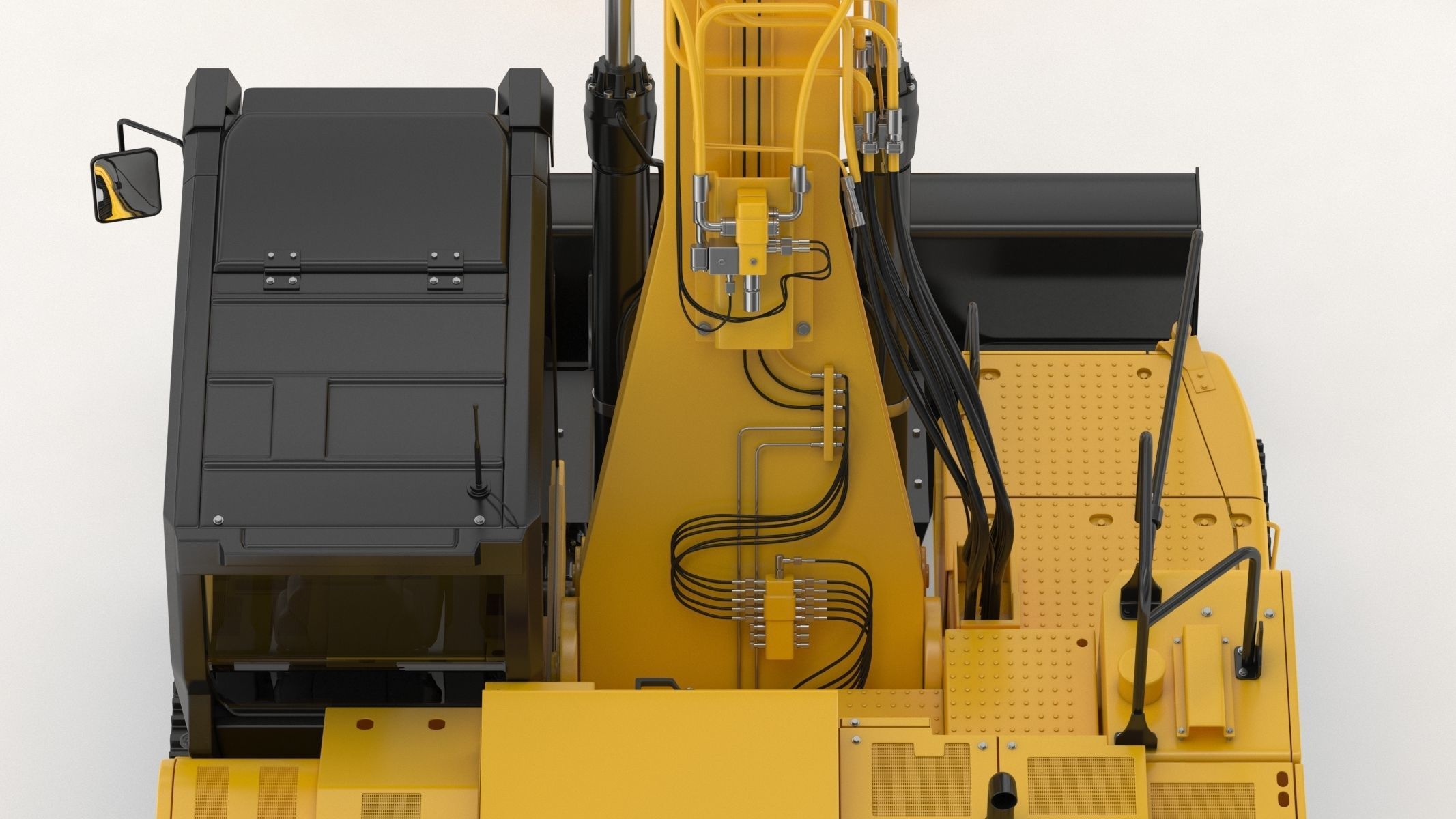 Crawler Excavator Generic 04 3D model_15